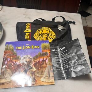 The Lion King Tote bag and Poster book